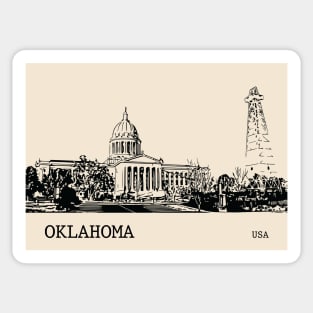 Oklahoma State USA Sticker